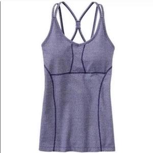 #155 Athleta Herringbone Empowerment Tank - Purple - Size: S‎